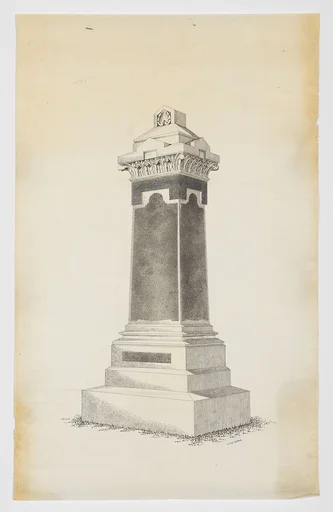 Pillar Grave Monument with Leafy Capital, No. 1538