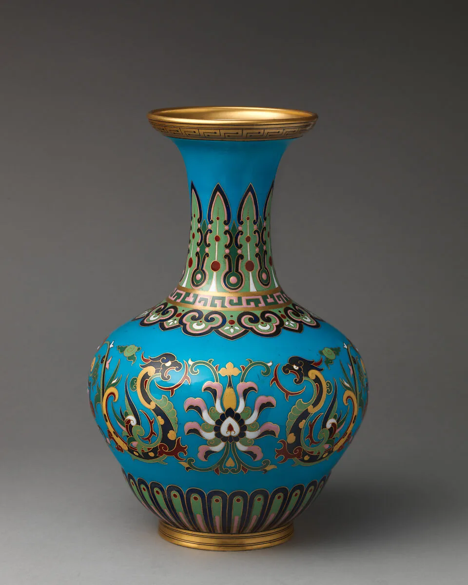 Vase with "cloisonné" decoration — Minton(s)