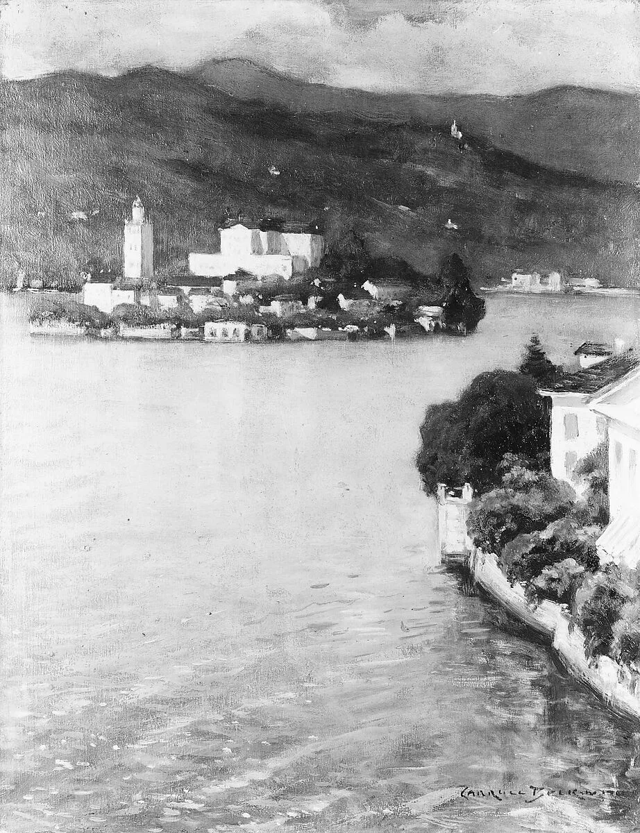 Lake of Orta — J. Carroll Beckwith