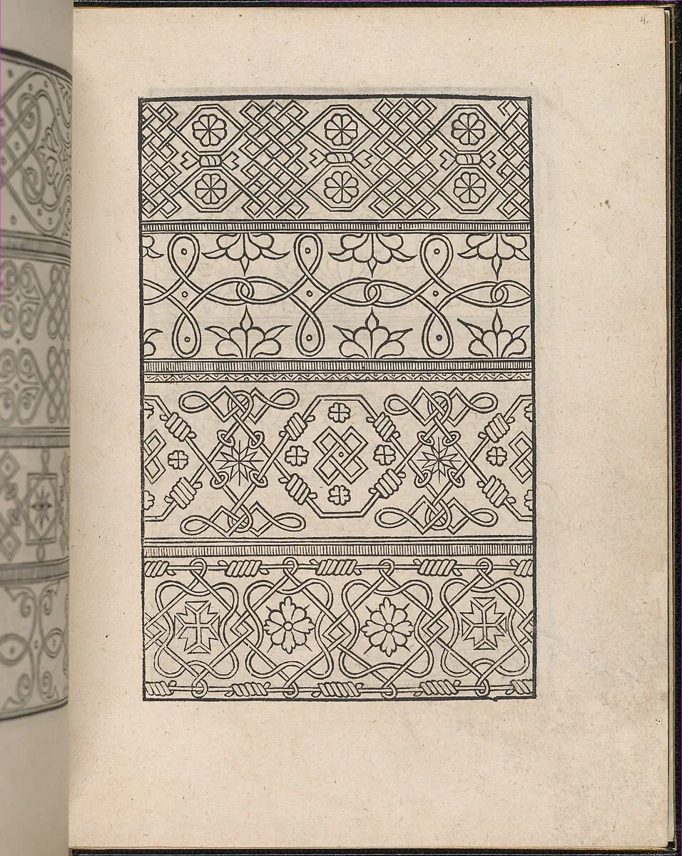 Page from Ein new kunstlich Modelbuch...(Page 4r) — Peter Quentel