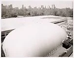 [Renovations at the Metropolitan Museum as seen from the roof]
