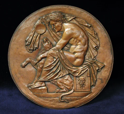 Man with a dog