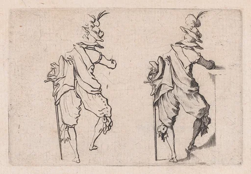 L'Homme Vu de Dos, Avec une Grande Épée (Man Viewed from Behind, with a Large Sword), from Les Caprices Series B, The Nancy Set