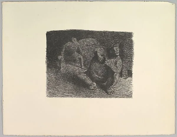 The Suspicious Elf (Verzweifelter Alb) — Ernst Barlach