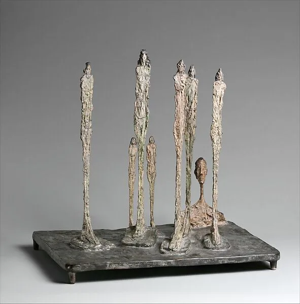 The Forest (Composition with Seven Figures and a Head) — Alberto Giacometti