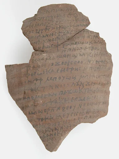 Ostrakon with a Letter from Papnoute and Epiphanius to Cyriacus
