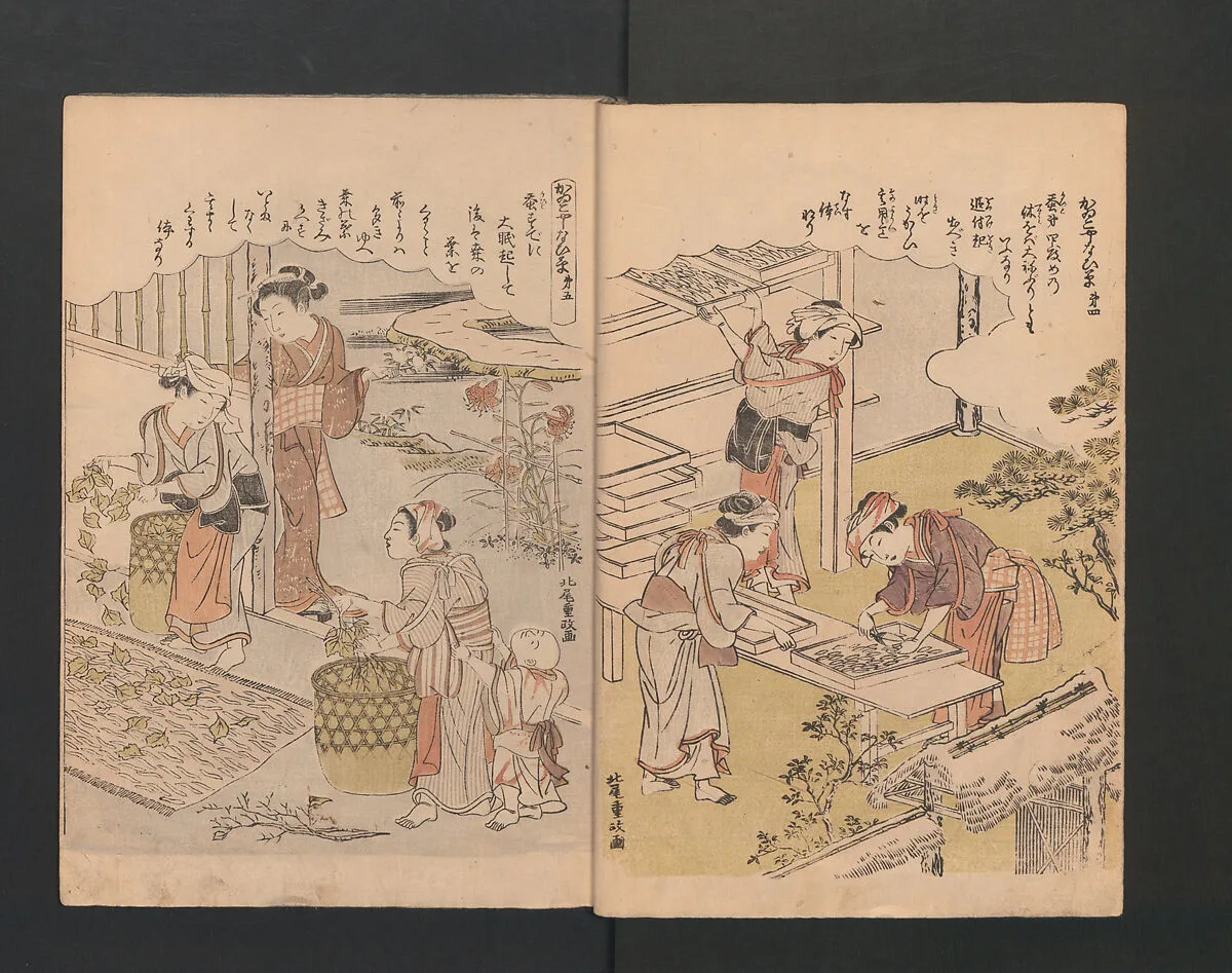 画本宝能縷|Picture Book of Brocades with Precious Threads (Ehon takara no itosuji) — Katsukawa Shunshō 勝川春章|Kitao Shigemasa