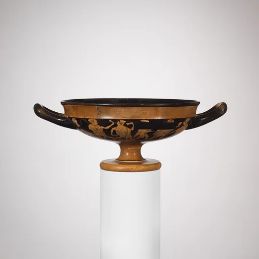 Terracotta kylix (drinking cup)