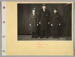[Charles Smilowe, Edward Davis, and Sol Greenberg; Full-Length Mugshot from the Chicago Police Department]