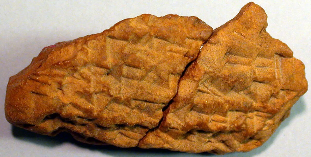 Cuneiform tablet: account of delivery of field rent, Ebabbar archive — Unknown
