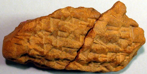 Cuneiform tablet: account of delivery of field rent, Ebabbar archive