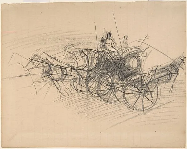 Hansom Cabs, New York — Giovanni Boldini