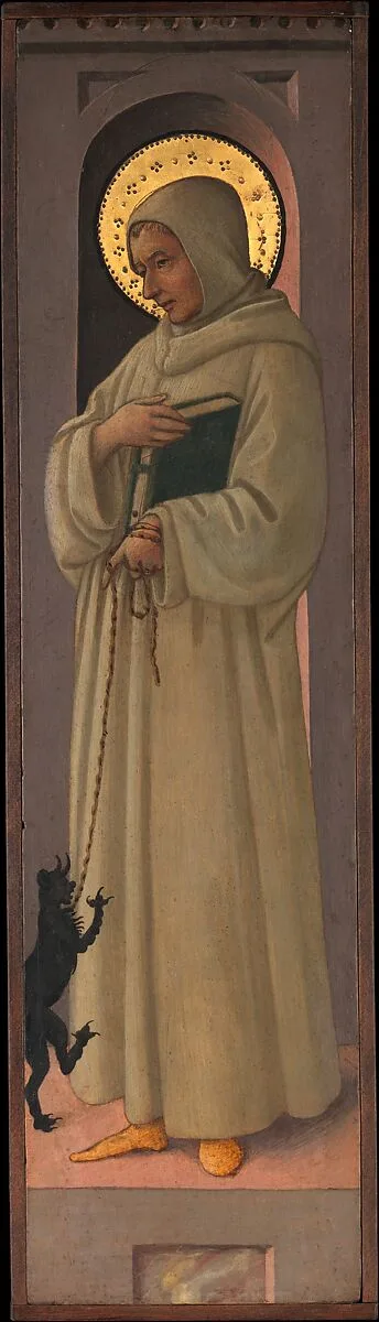 Saint Bernard of Clairvaux — Workshop of Fra Filippo Lippi
