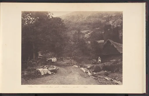 Village de Montaubant pris de Luchon