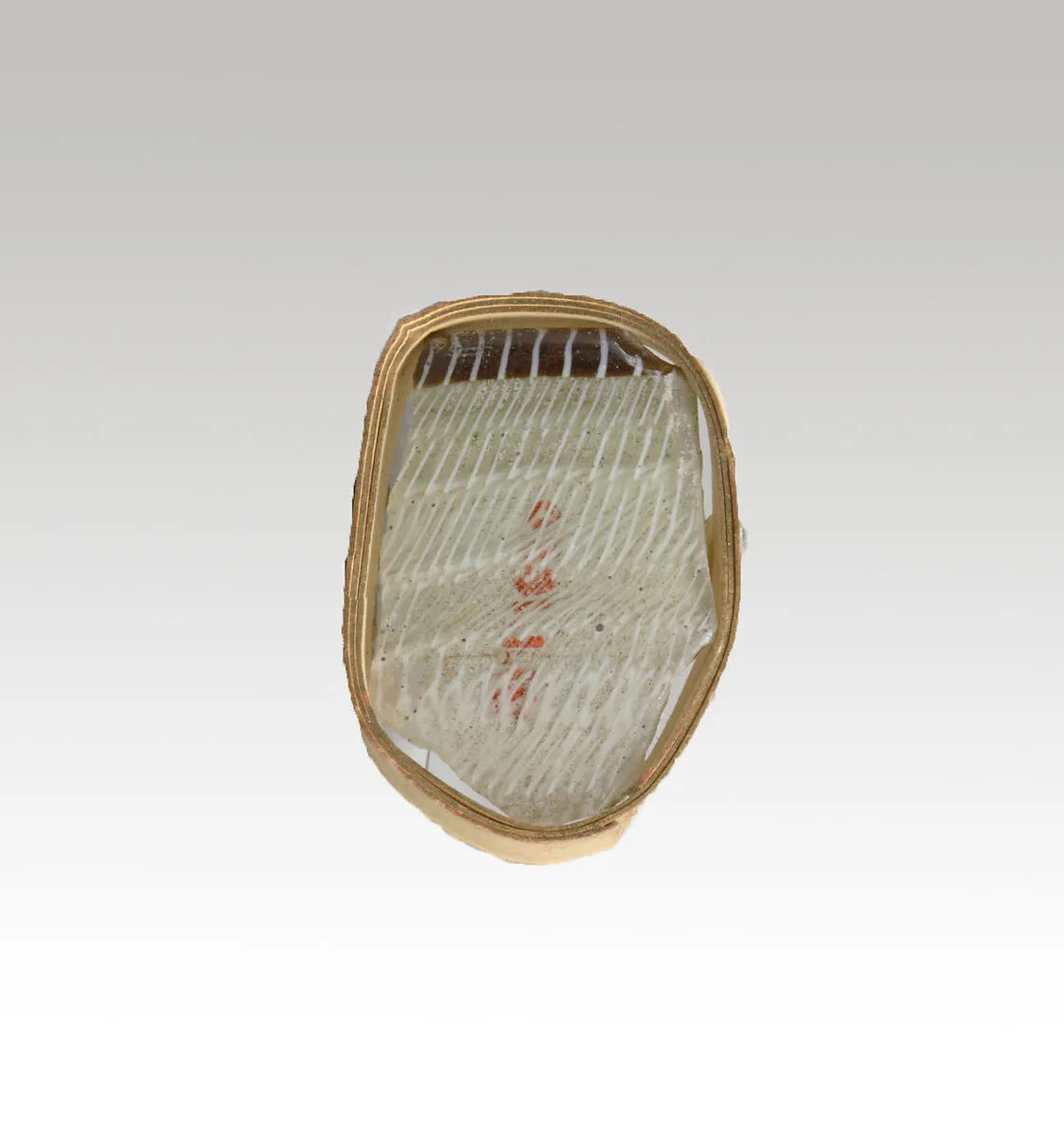Glass network mosaic fragment — Unknown