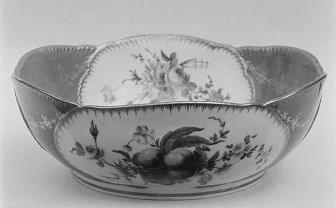 Salad bowl (saladier) (one of six) (part of a service) — Sèvres Manufactory|Jean-Nicolas Le Bel