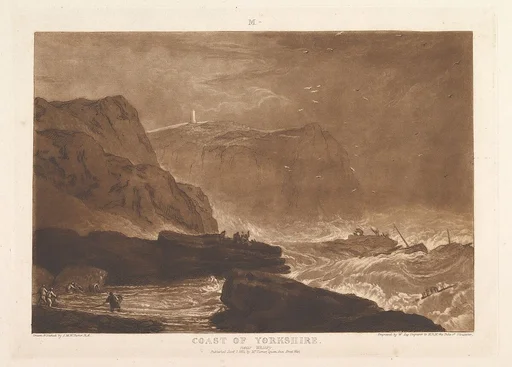 Coast of Yorkshire, Near Whitby (Liber Studiorum, part V, plate 24)