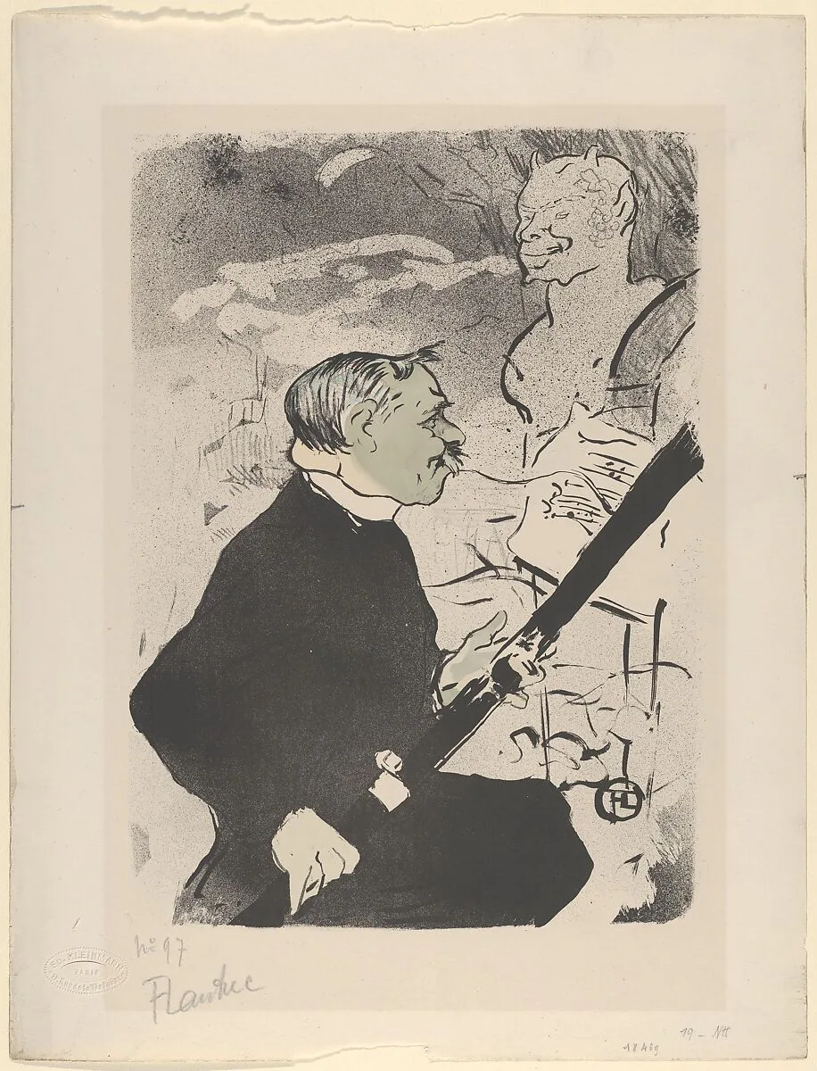 For You!…, from "The Old Tales" — Henri de Toulouse-Lautrec|Edouard Kleinmann|Jean Goudezki