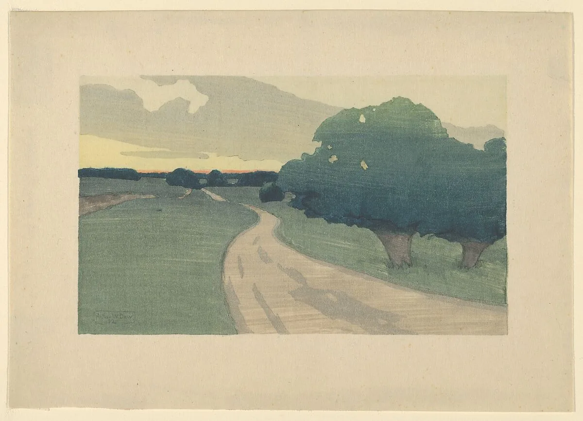 The Long Road – Argilla Road, Ipswich — Arthur Wesley Dow