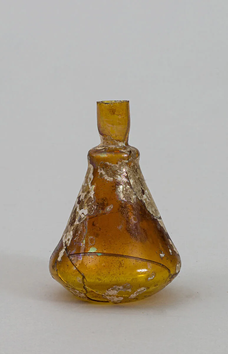 Glass perfume bottle — Unknown