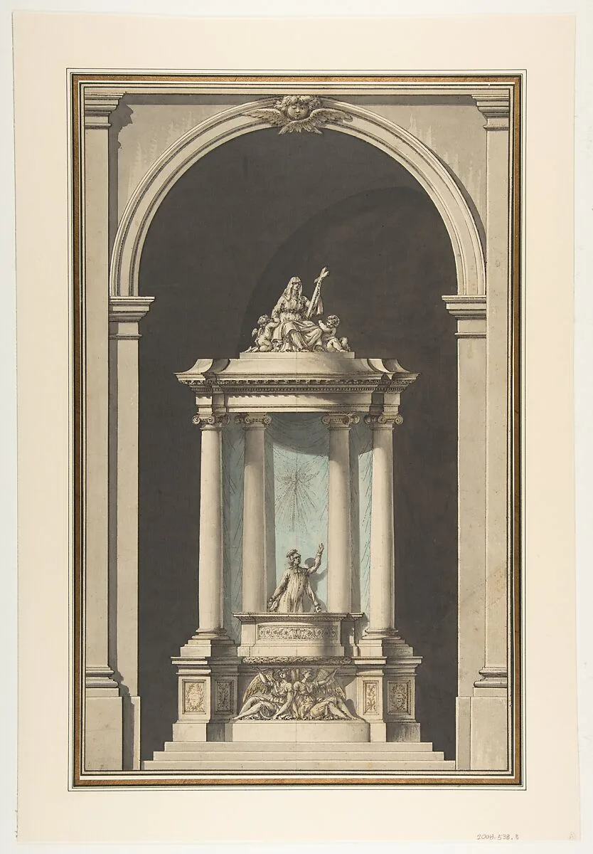 Design for a Pulpit — Louis Gustave Taraval