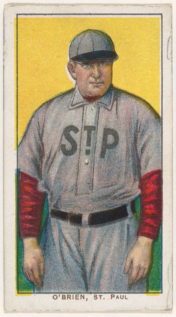 O'Brien, St. Paul, American Association, from the White Border series (T206) for the American Tobacco Company — American Tobacco Company