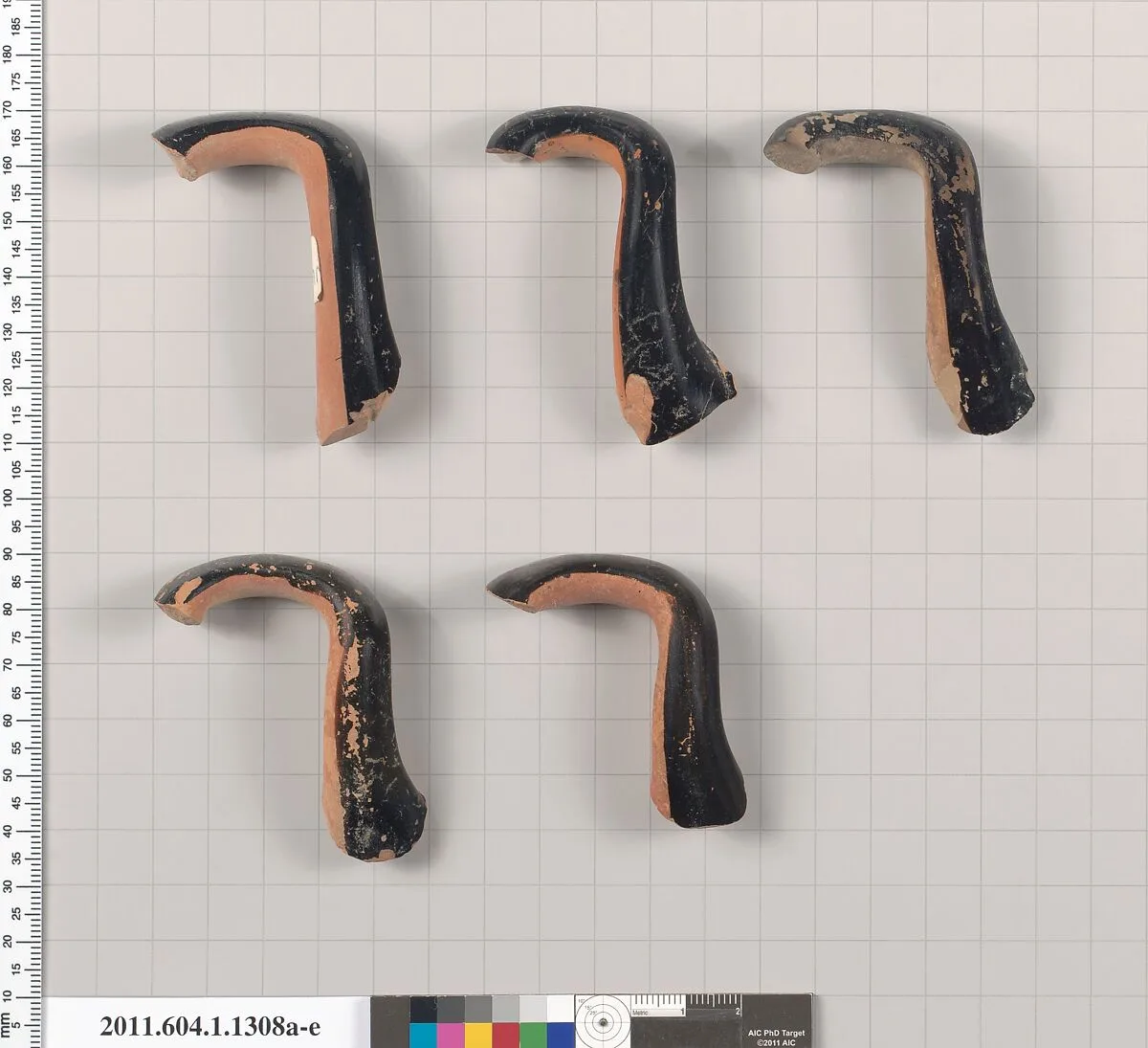 Terracotta fragments of kylikes (drinking cups) — Unknown