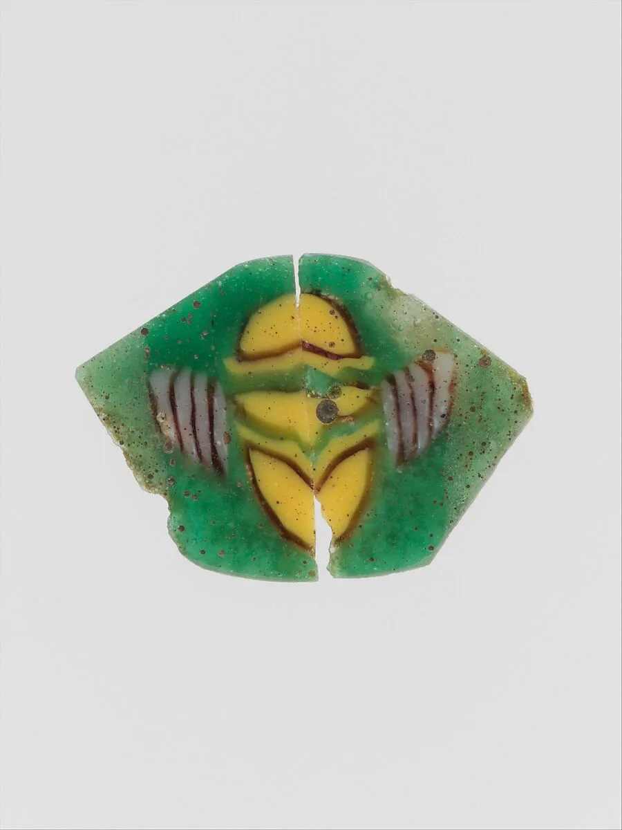 Glass mosaic inlay — Unknown