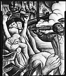 [Detail of "The American Revolution" Panel of Diego Rivera's Mural for the New Worker's School, New York City]