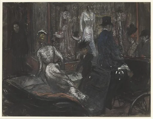 At the Milliner's