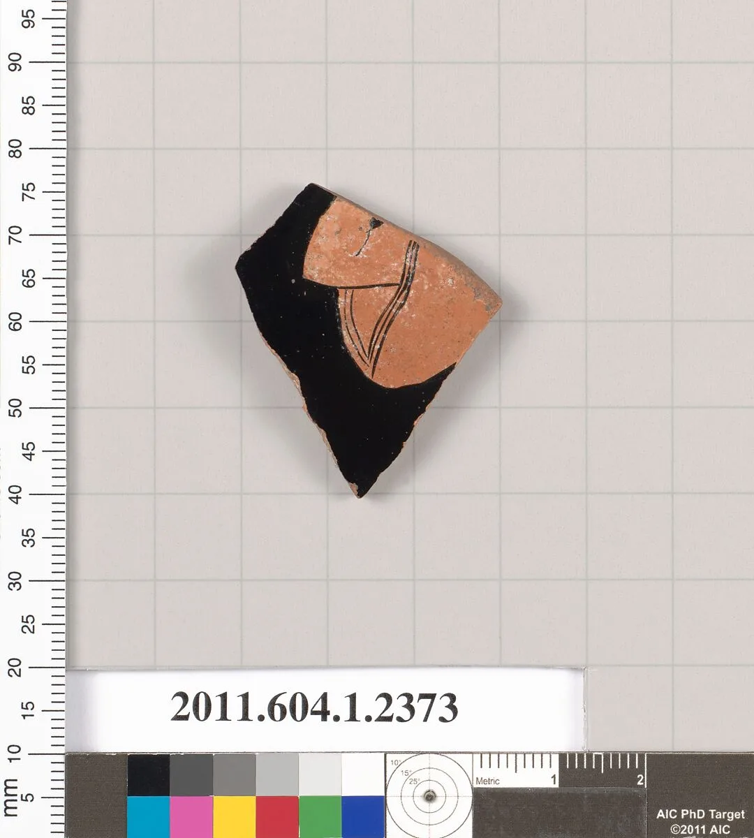 Terracotta fragment of a kylix (drinking cup) — Unknown