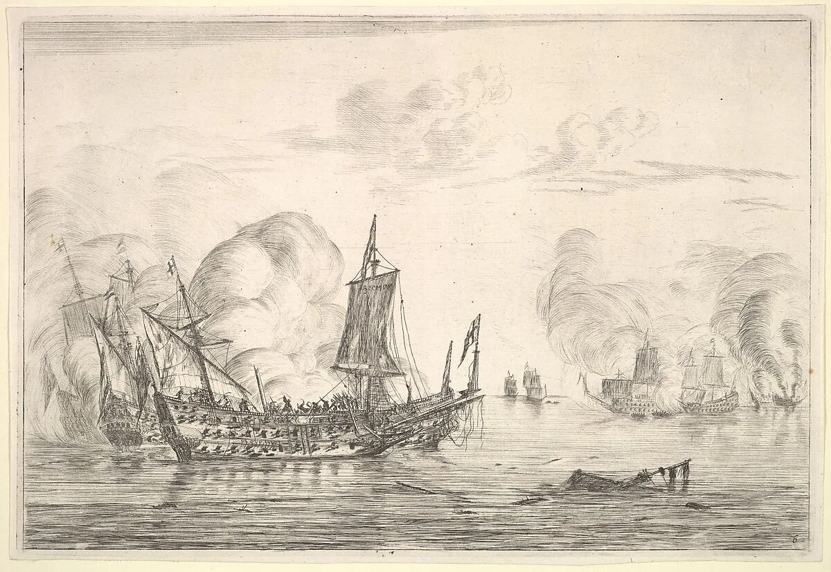 The Final of a Naval Battle — Reinier Nooms, called Zeeman