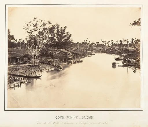 Vue de la Ville Chinoise (Cholen) Feuille No. 6, Saïgon, Cochinchine