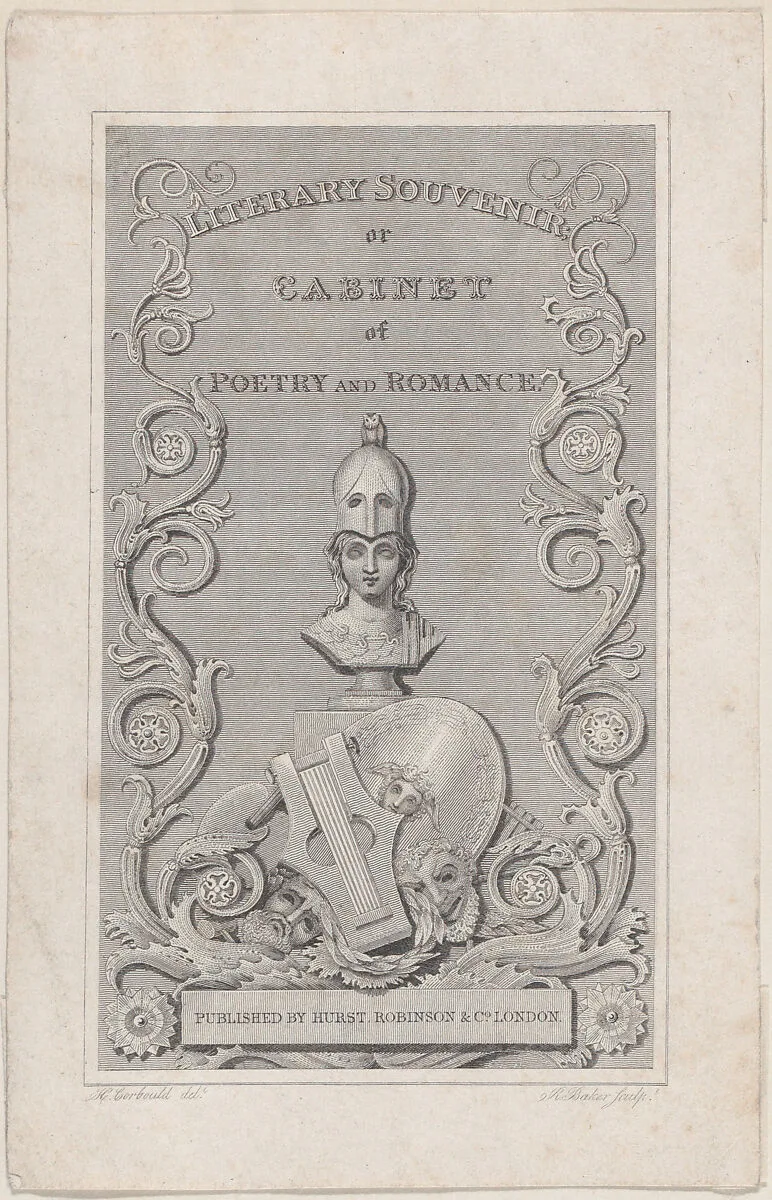Trade Card for Literary Souvenir — Hurst, Robinson & Co.|Robert Baker