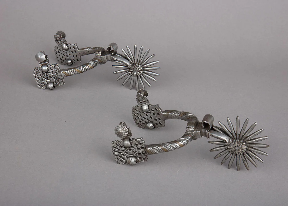 Pair of Rowel Spurs — Unknown