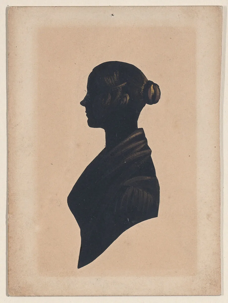Silhouette of an unknown young lady — Peter Skeolan