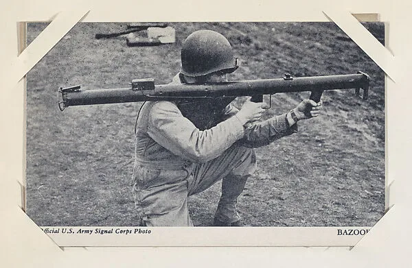 Bazooka from Military--Official Photos cards (W615) — Unknown