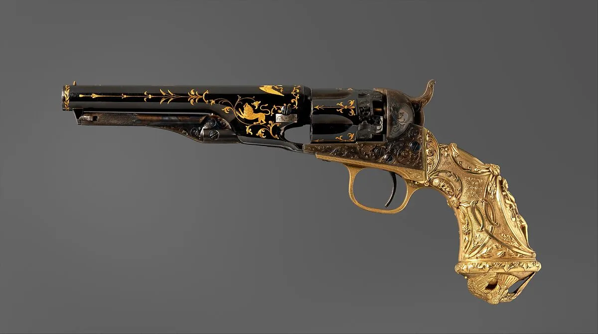 Colt Model 1862 Police Revolver, serial no. 38549 — Colt's Patent Fire Arms Manufacturing Company|John Quincy Adams Ward