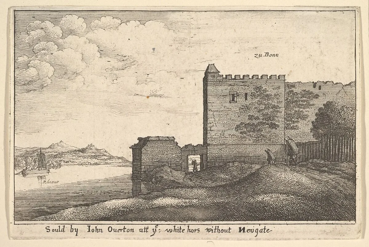Zu Bonn, from "European Views" — John Overton|Wenceslaus Hollar