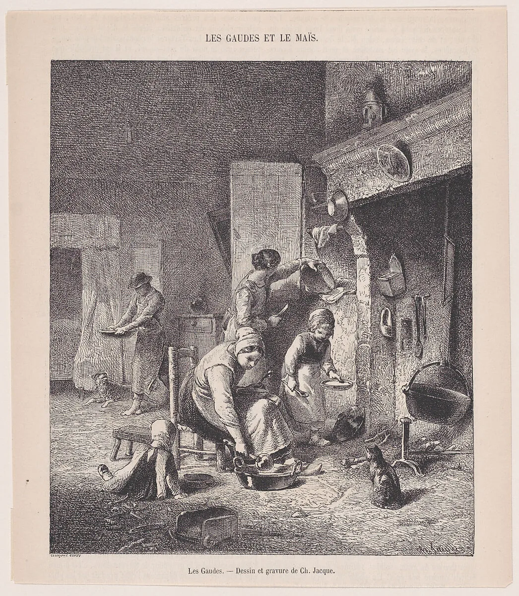 Gruel, from "Le Magasin Pittoresque" — Charles Jacque