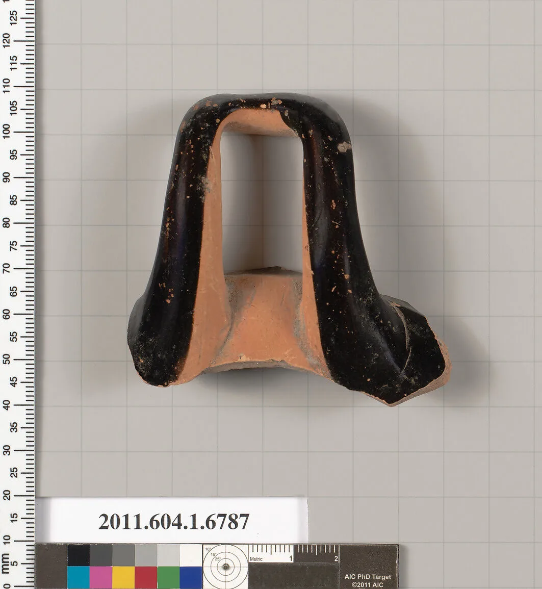 Terracotta fragment of a kylix (drinking cup) — Unknown