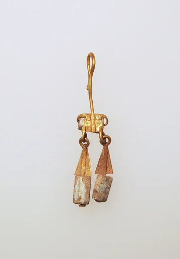 Earring-hook type, with pendants