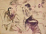Couple on a Settee — Carl Sprinchorn