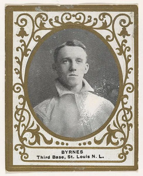 Byrnes, 3rd Base, St. Louis, National League, from the Baseball Players (Ramlys) series (T204) issued by the Mentor Company to promote Ramly and T.T.T. Turkish Cigarettes — Carl Homer Studios, Boston|Mentor Company, Boston