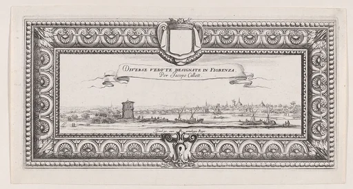 Title Page Designed for the Sale of the Series of Paysages Gravés pour Jean de Médicis, from Paysages Gravés pour Jean de Médicis appelées aussi Paysages Dessinés a Florence, Vues de Florence, Paysages d'Italie, et Paysages Définitifs (Landscapes Engraved for Giovanni de'Medici, Landscapes Designed in Florence, Views of Florence, Landscapes of Italy, and Definitive Landscapes)