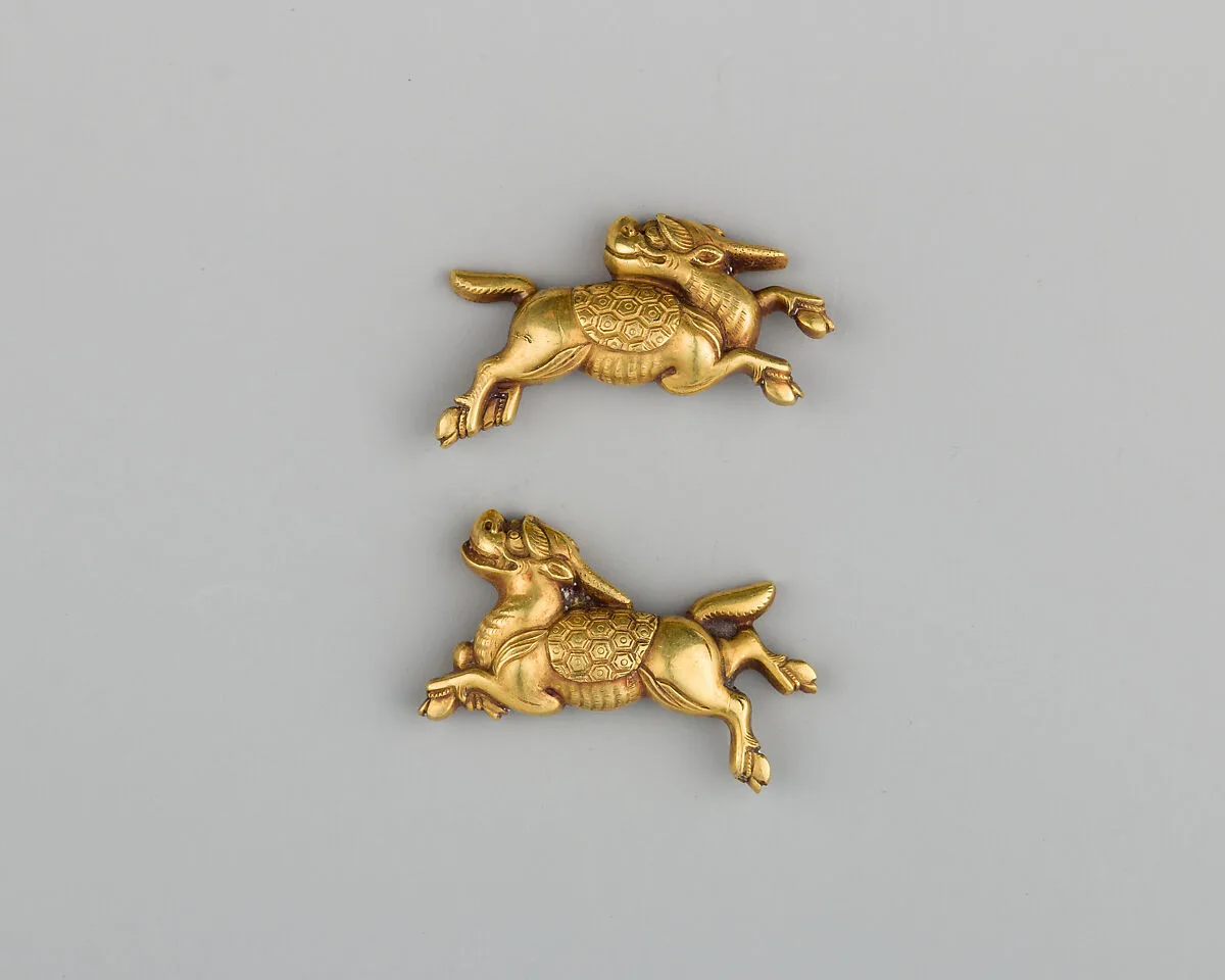 Pair of Sword-Grip Ornaments (Menuki) — Unknown