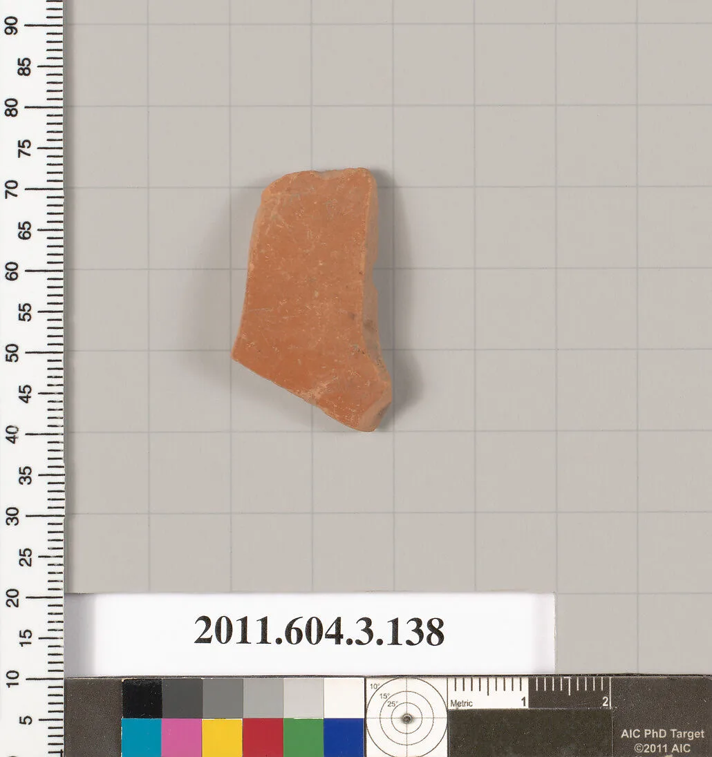 Terracotta fragment from a closed shape — Unknown