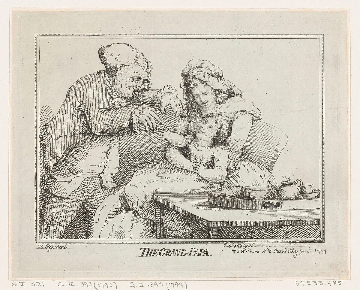 The Grand-Papa — S. W. Fores|Thomas Rowlandson