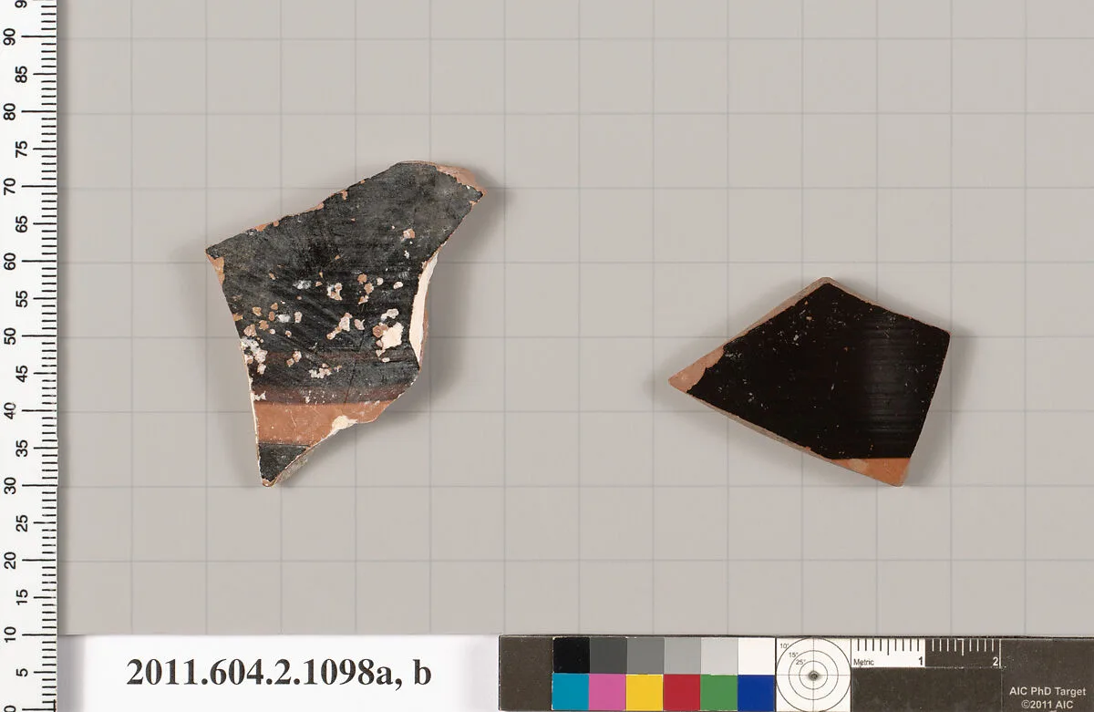 Terracotta fragments of lekythoi (oil flasks) — Unknown