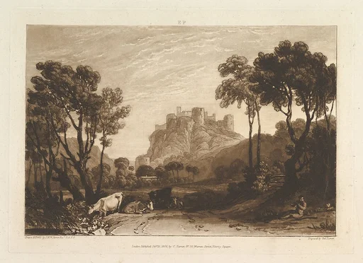 The Castle above the Meadows (Liber Studiorum, part II, plate 8)